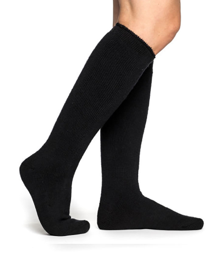 Woolpower Socke Knee High 600 Black 848600