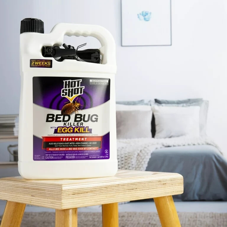Bed Bug Killer With Egg Kill 1 Gallon, Ready-To-Use, Non-Staining Spray Control