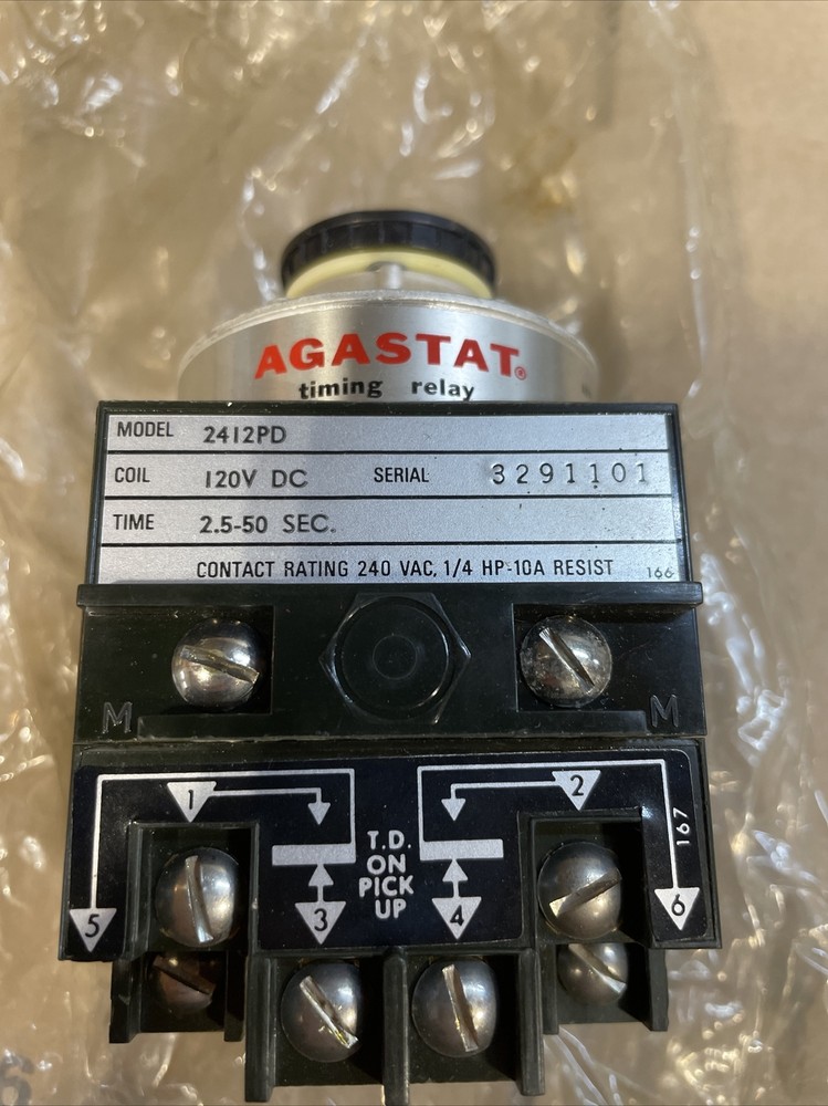 AGASTAT 2412PD 2.5-50 Sec. NEW