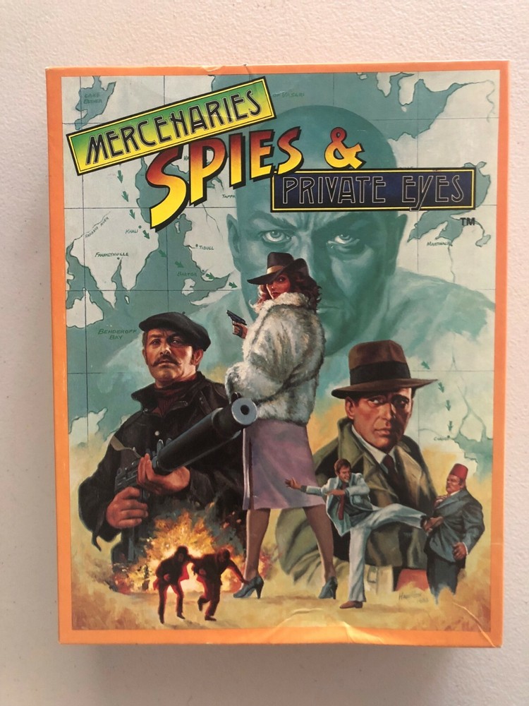 Mercenaries Spies & Private Eyes RPG Box Set Game
