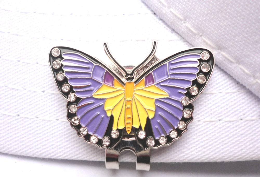 Purple Butterfly Ball Marker