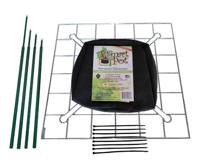 Smart P SCROG Kit - Complete with 5 gal. Smart Pot® and adjustable stakes