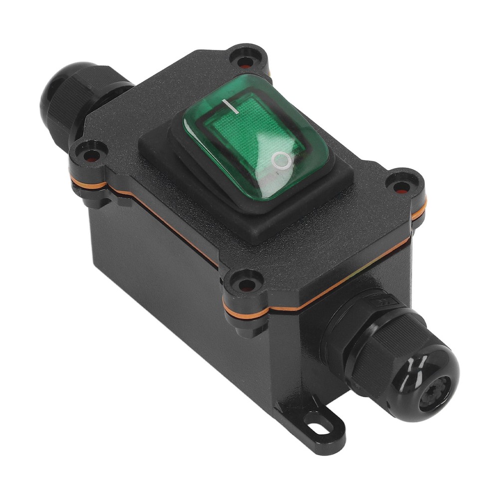 4Pin 2Position Inline Cord Switch With Rocker Button OnOff Outdoor Toggle Switch