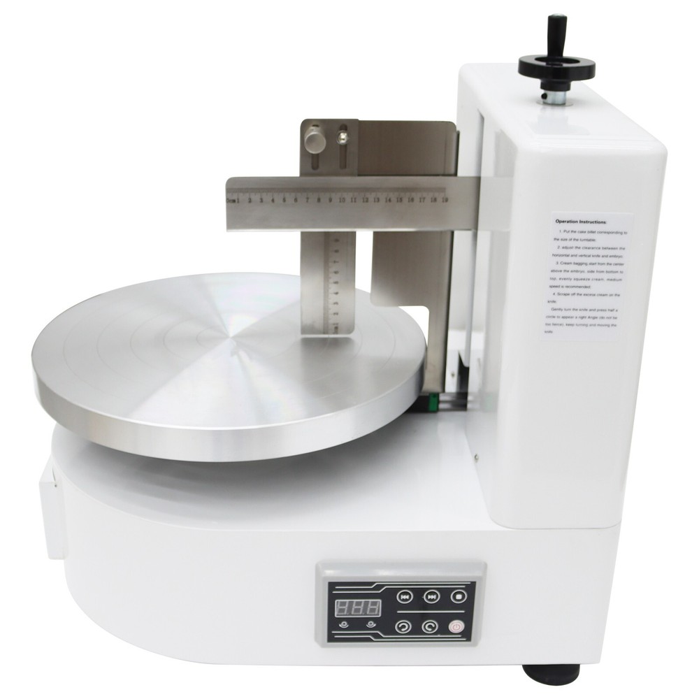 Electric Cake Cream Spreading Machine Cream Decorating Coating Scraper 4-12 in