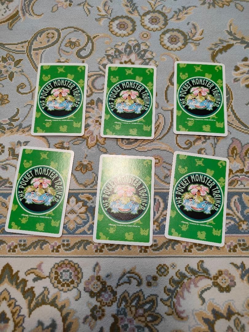 Pokemon Playing Cards Poker Venusaur Deck Green 1996 Nintendo JP rare
