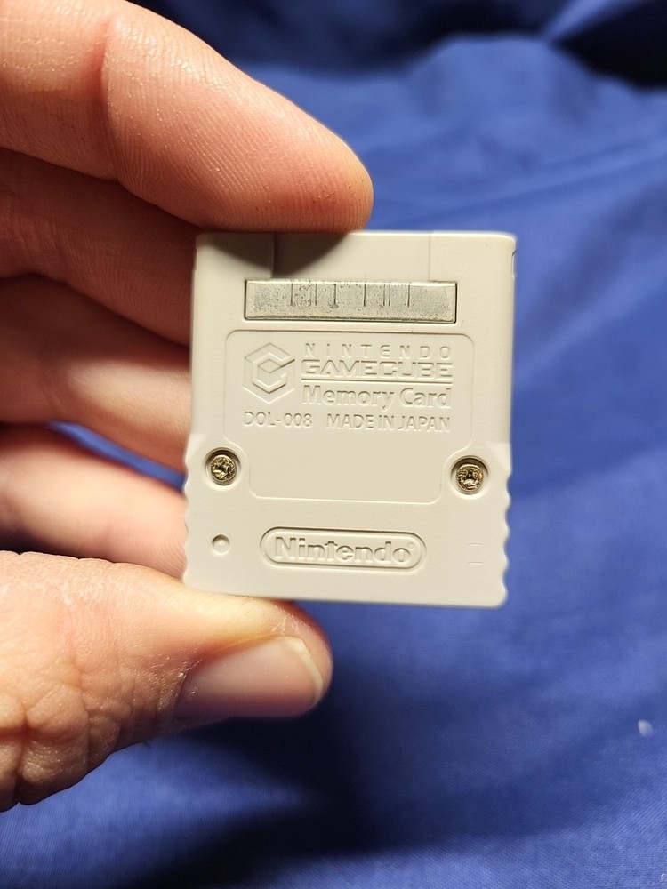 Official Nintendo GameCube Memory Card OEM DOL-008 Authentic