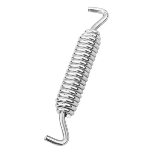 Jiffy Stand Kickstand Spring Replacement - Heavy-Duty 2.5mm Wire Spring - Silver