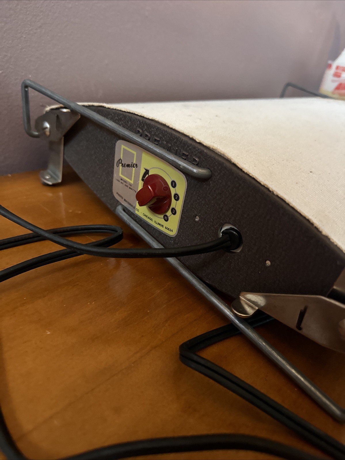 Premier Thermostatic Print Dryer Model TC W/Twin Chrome Tested, heats up nicely