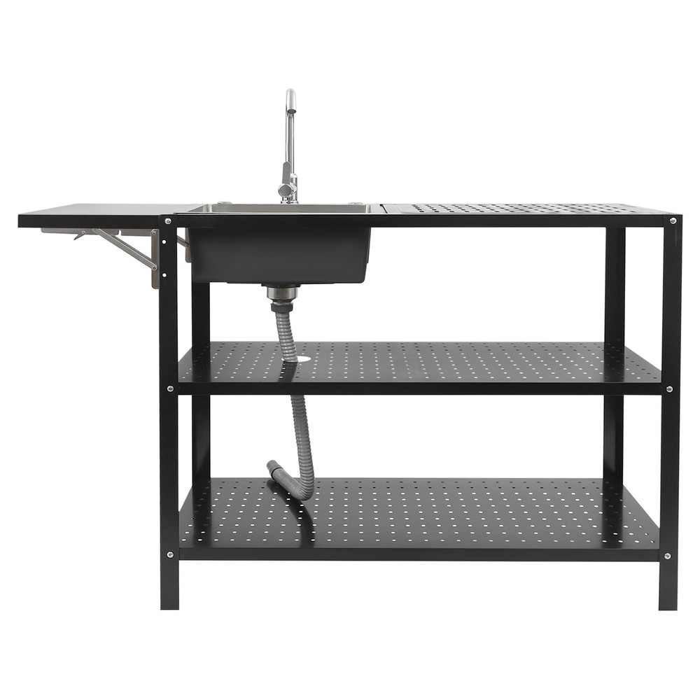 Freestanding Kitchen Utility Sink Working Table Sink Single Bowl Kitchen Sink
