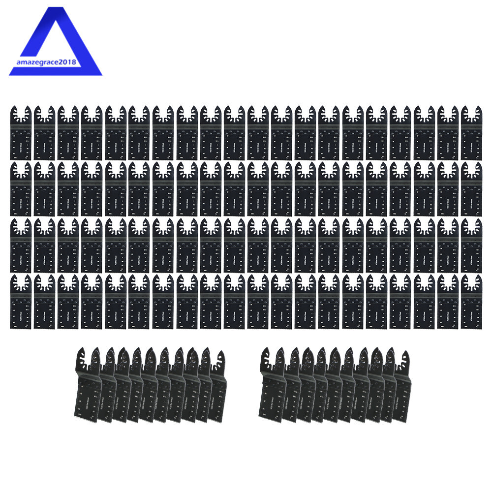Quick Release Durable Oscillating Tool Saw Blades Multi 100 Pcs 30-90mm