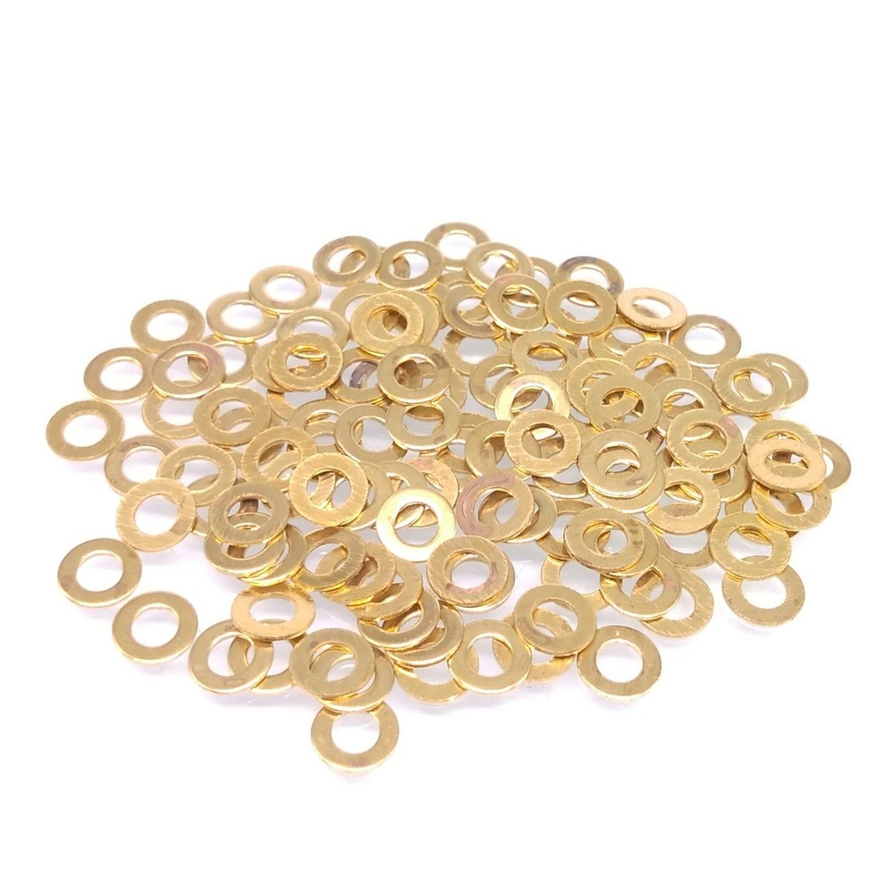 1000pcs M2.5 Brass Flat Washers