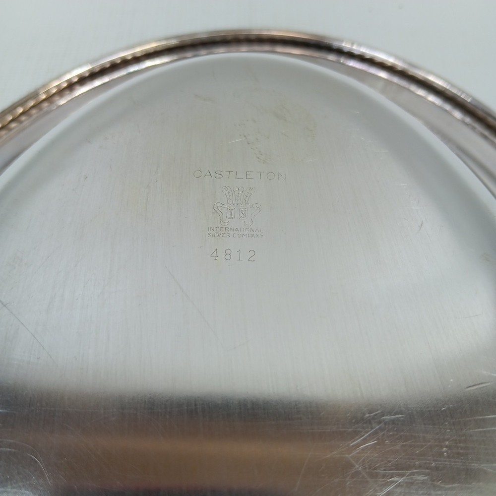 International Silver Castleton Silverplate Covered Vegetable Dish #4812