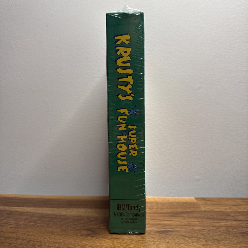 Krusty's Super Fun House (1993) - New Simpsons 3.5" Diskette Game Program!