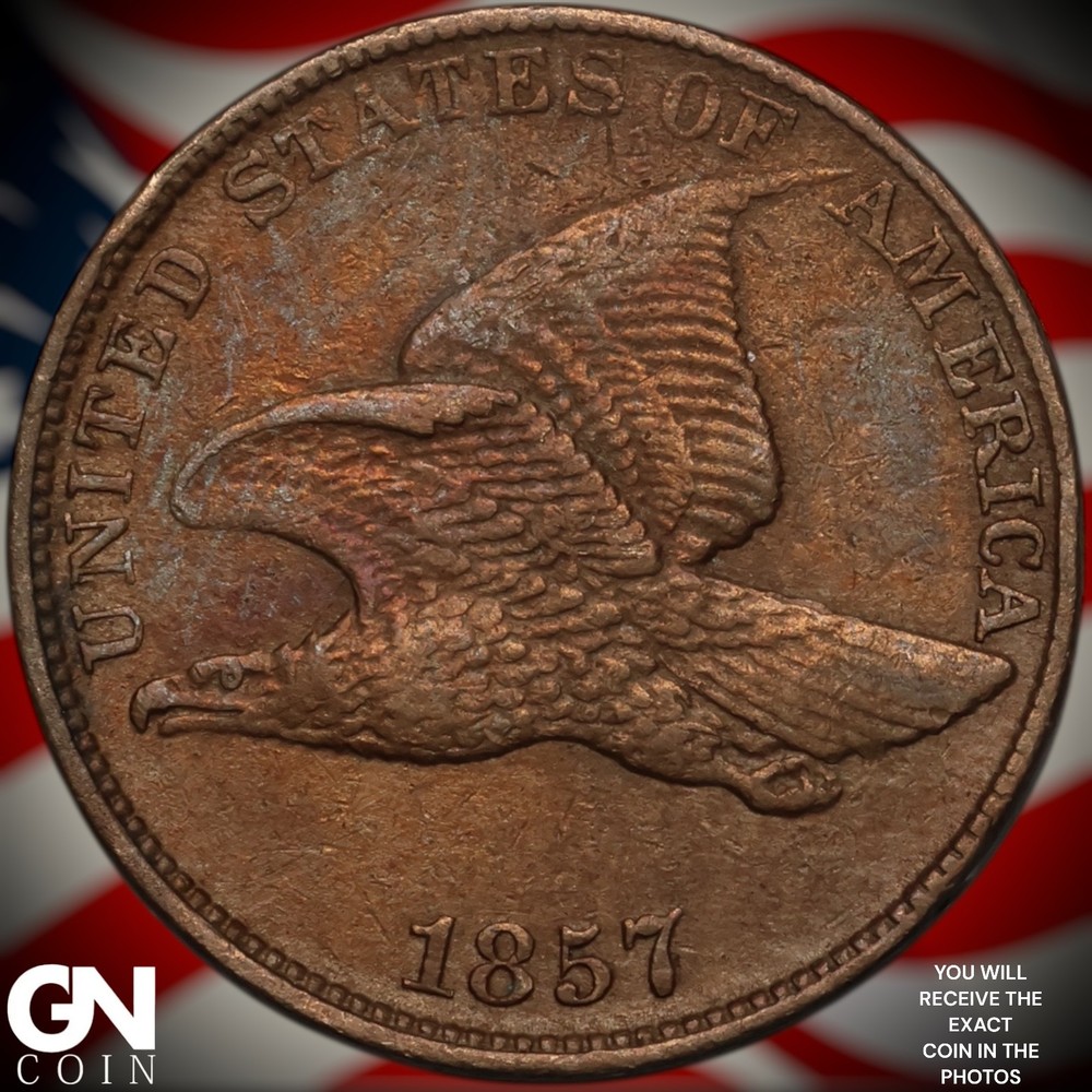 1857 Flying Eagle Cent Penny Z9741