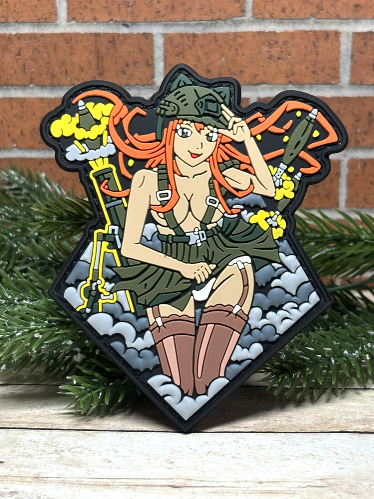 Tactical PVC Patch- Morale Patch - Sexy Girl Patch - Military Anime Patch