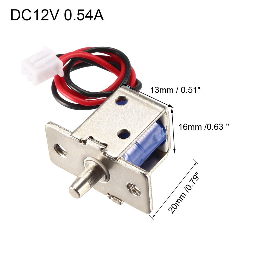 DC12V 0.54A 4.5mm Mini Electromagnetic Solenoid Lock Push-Pull