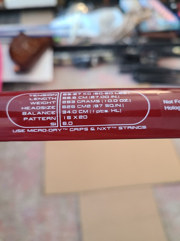 Wilson Ncode W6 Wild Crimson Tennis Racket