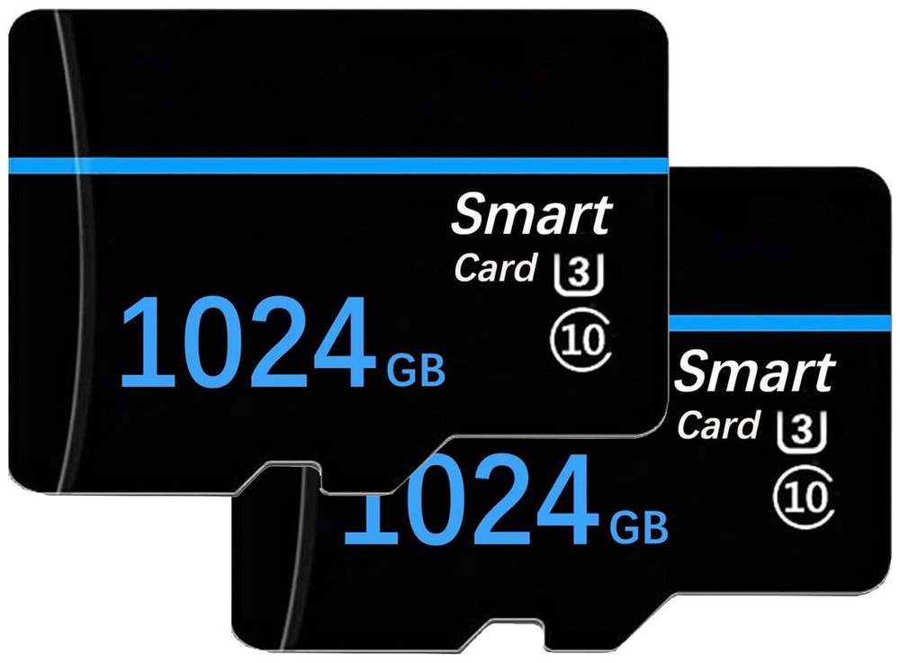 2PCS 1TB Universal For Micro SDXC TF Flash Memory Card Class 10 USA