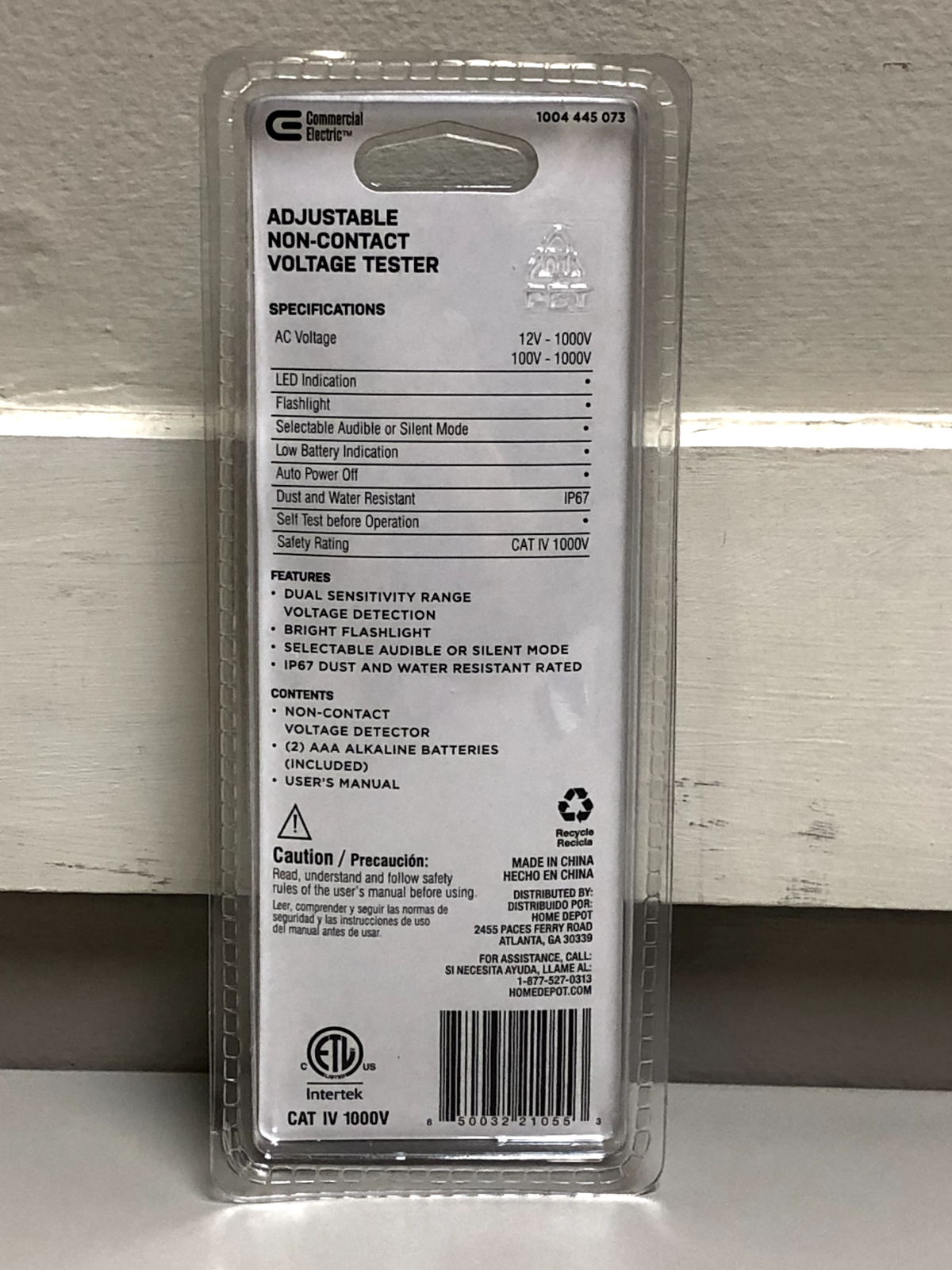 Commercial Electric Non-Contact AC Voltage Detector with Adjustable Sensitive