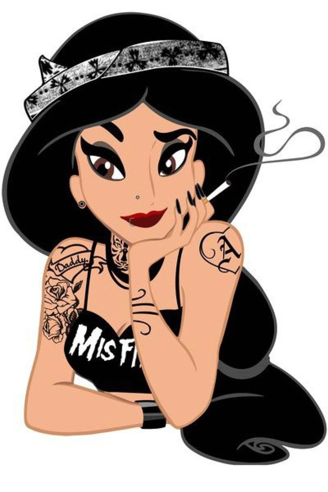 Jasmine Punk Sticker Decal XV