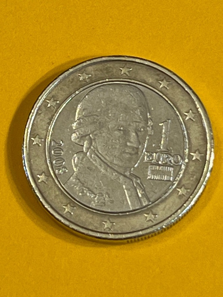 COIN AUSTRIA 2008 1 EURO FREE SHIPPING