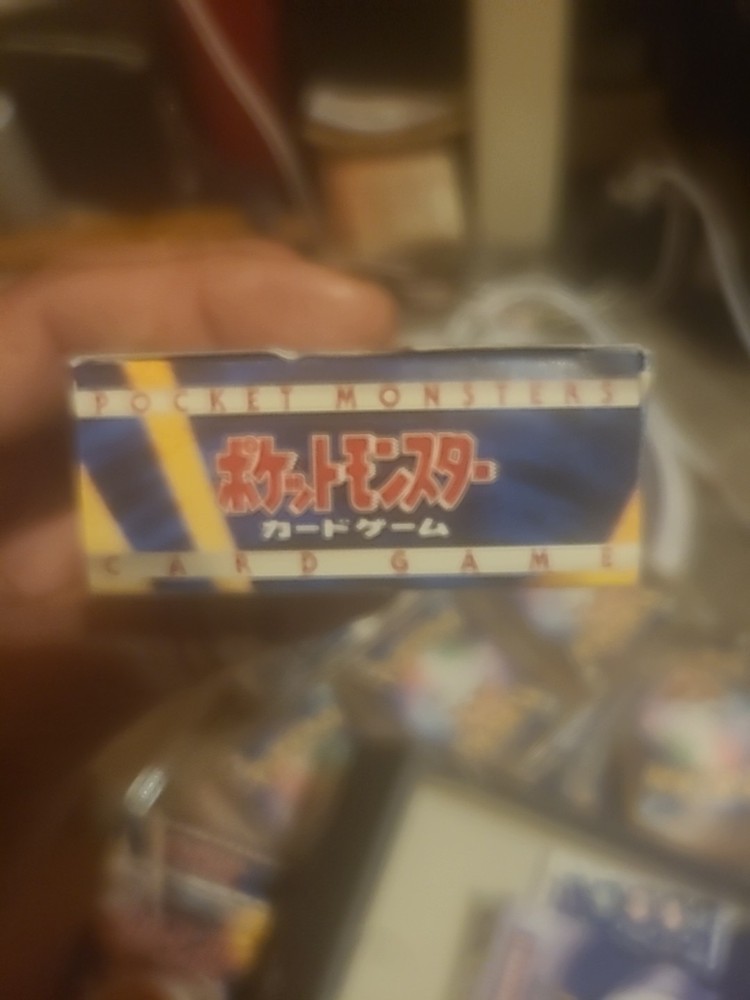1996 Pokemon Base Set Japanese Deck Box Open Empty 104-0061