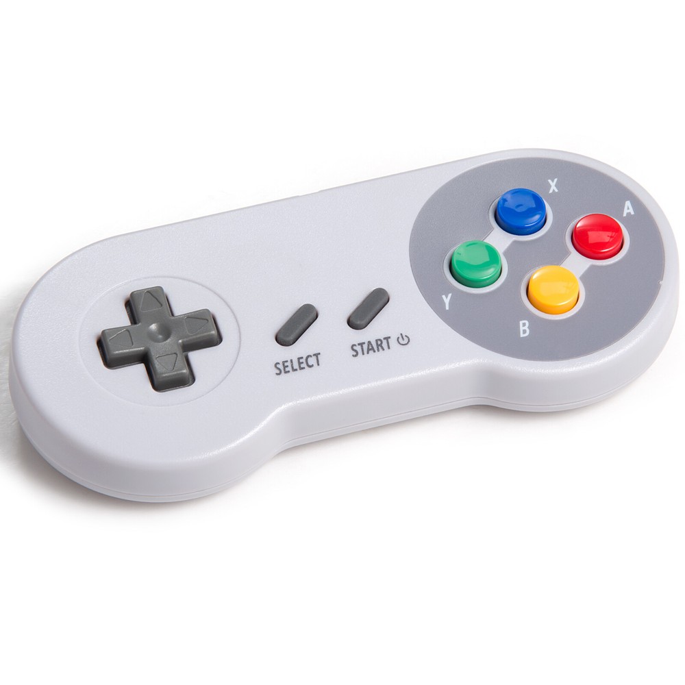 2x Wireless SNES Controller Remote Gamepad For Original Super SNES Console & SFC