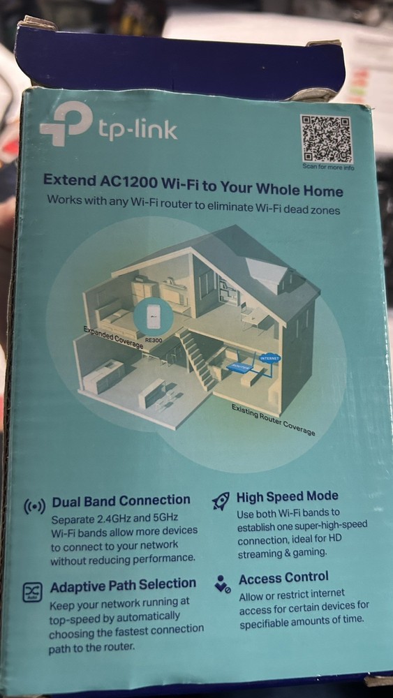 TP-Link RE300 Mesh Wi-Fi Range Extender