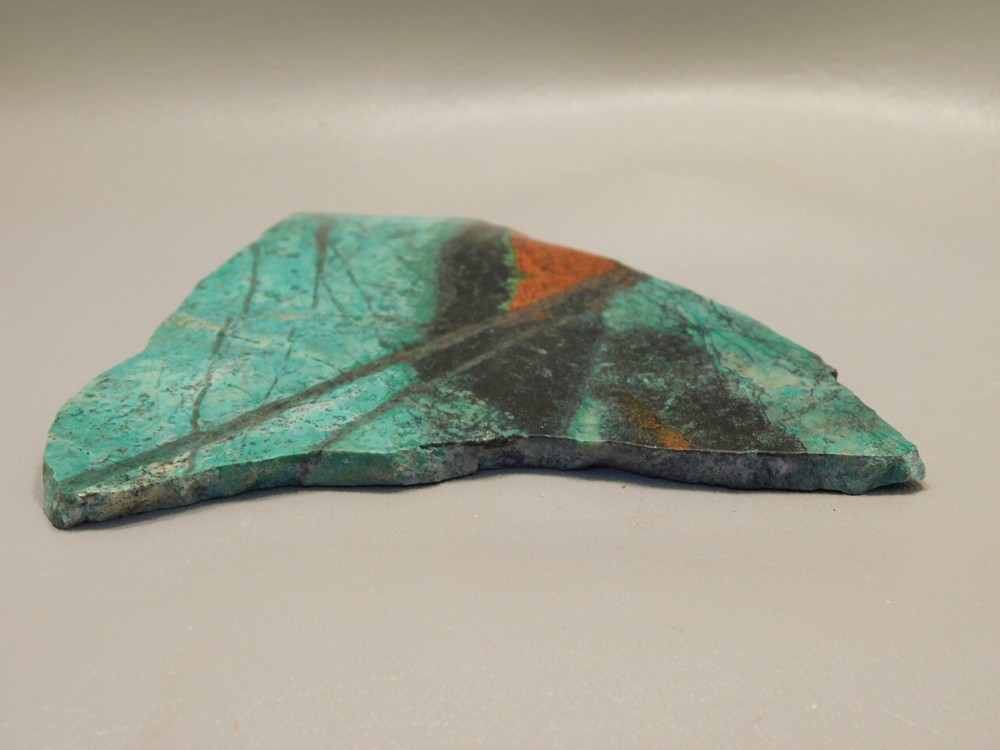 Sonora Sunset Polished Stone Slab Chrysocolla Cuprite #O11
