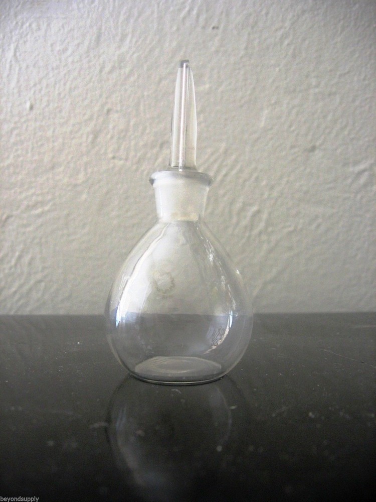 Lab glass Specific Gravity Bottle DETERMINATION Pycnometer 50ml new
