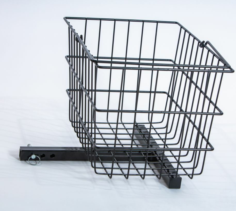 Rear Basket Accessory for Pride Mobility Scooter Sturdy Center-Support