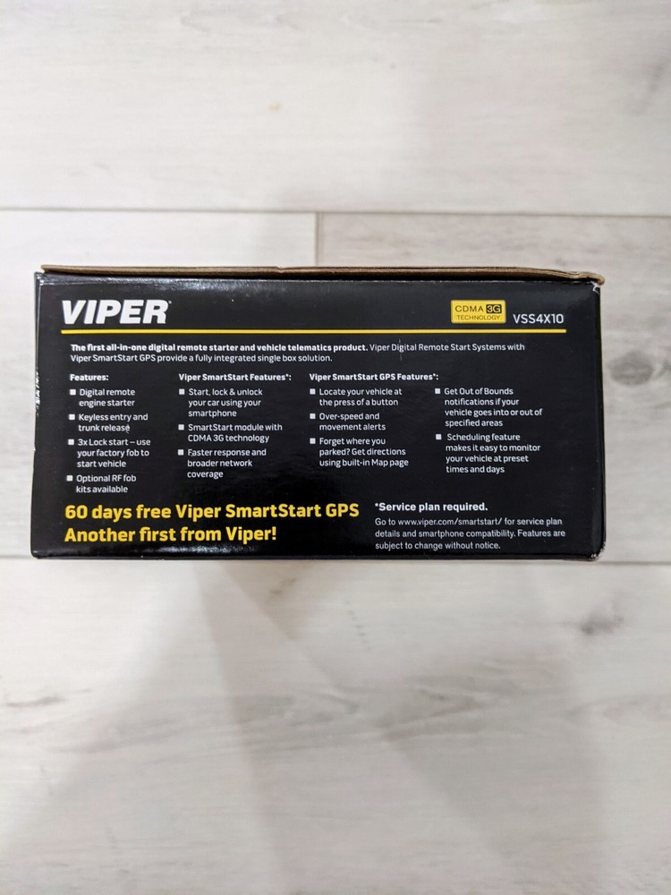 Viper VSS4X10 SmartStart Remote Smart System