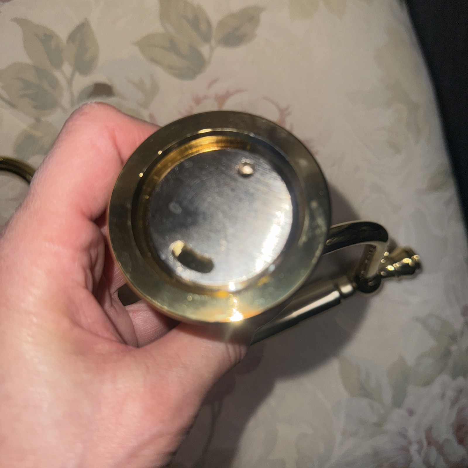 One (1) Vintage Kohler Revival Polished Brass Toilet Paper Holder K-16141-PB