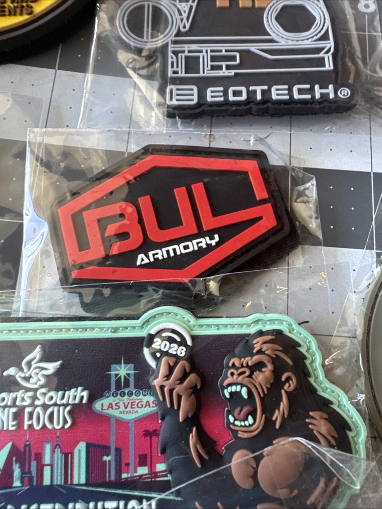 2026 Shot Show Patch Lot Tactical Patch Eotech,benchmade,lancer Systems & More