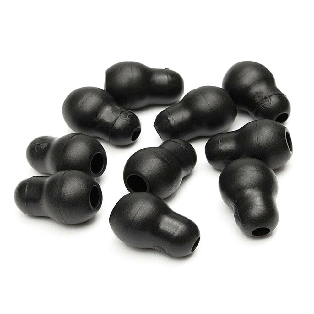 10Pcs Silicone Black Soft Eartips Earplug Earpieces For Littmann Stethoscope C