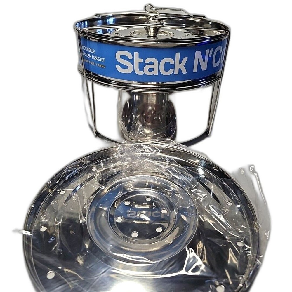 NEW STACK N' COOK 8qt PRESSURE COOKER INSERT STAINLESS STEEL SENSIBLE NEEDS