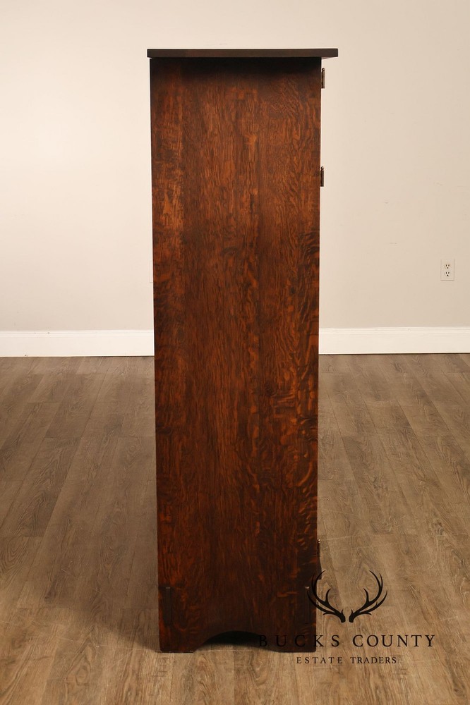 Warren Hile Studio Mission Oak Drop Front Desk