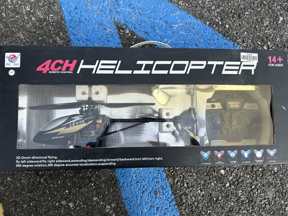 4CH remote control helicopter by Levin Toys