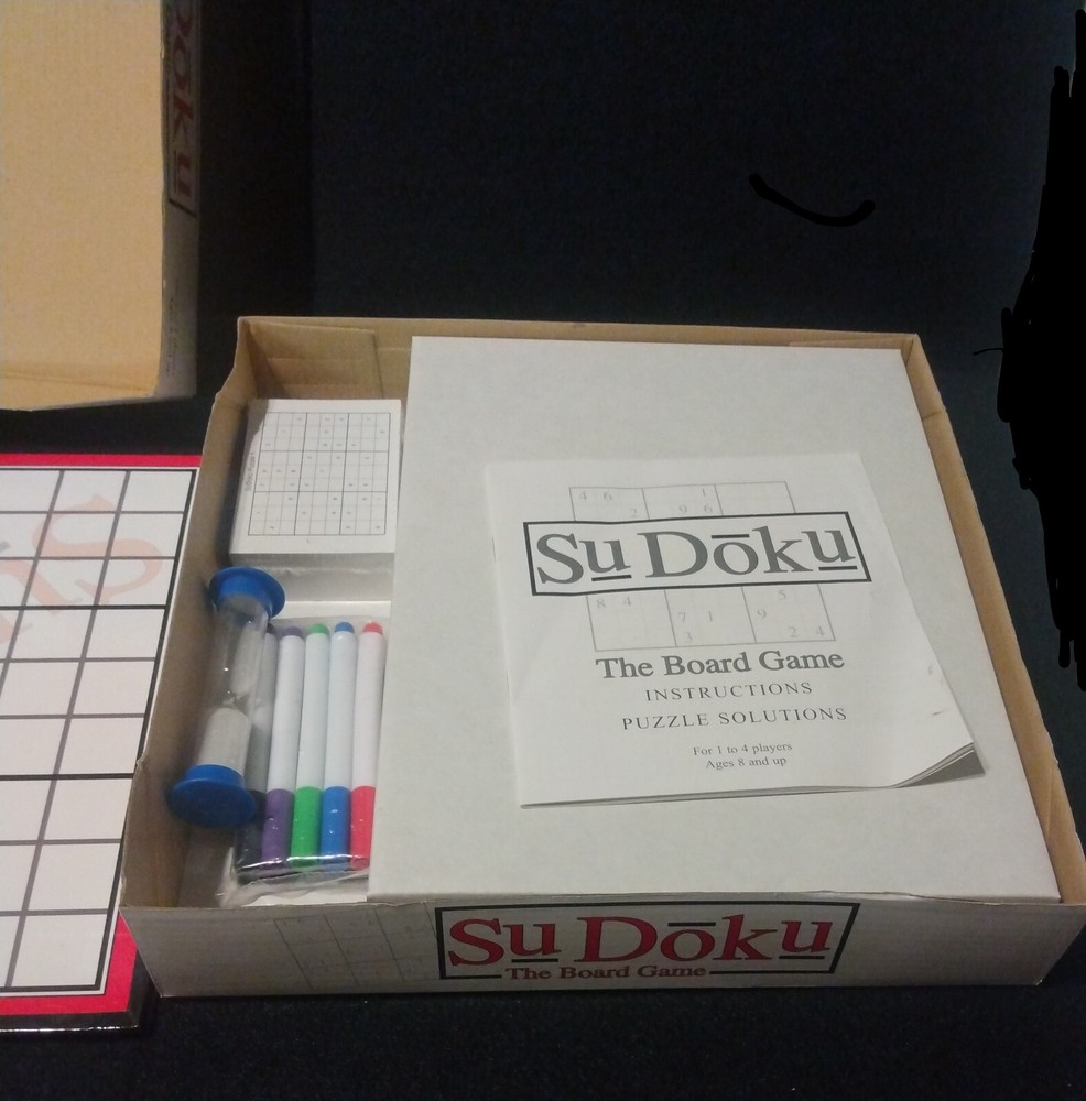 Sudoku Board Game The Original 1-4 Player Version by Pressman 2005 - pre owned