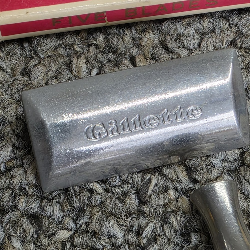 Vintage Gillette Razor Single Blade