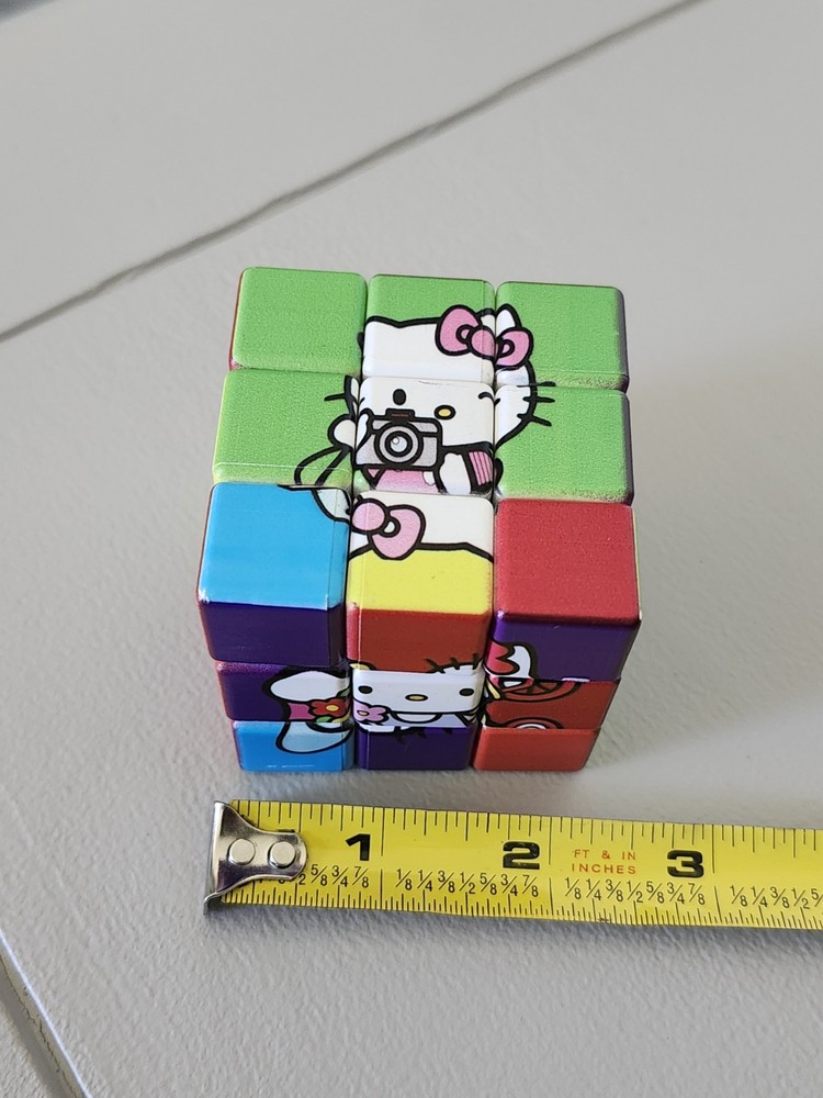 Vintage Hello Kitty Rubik's Cube Fully Solvable Can You Get It Back Together?