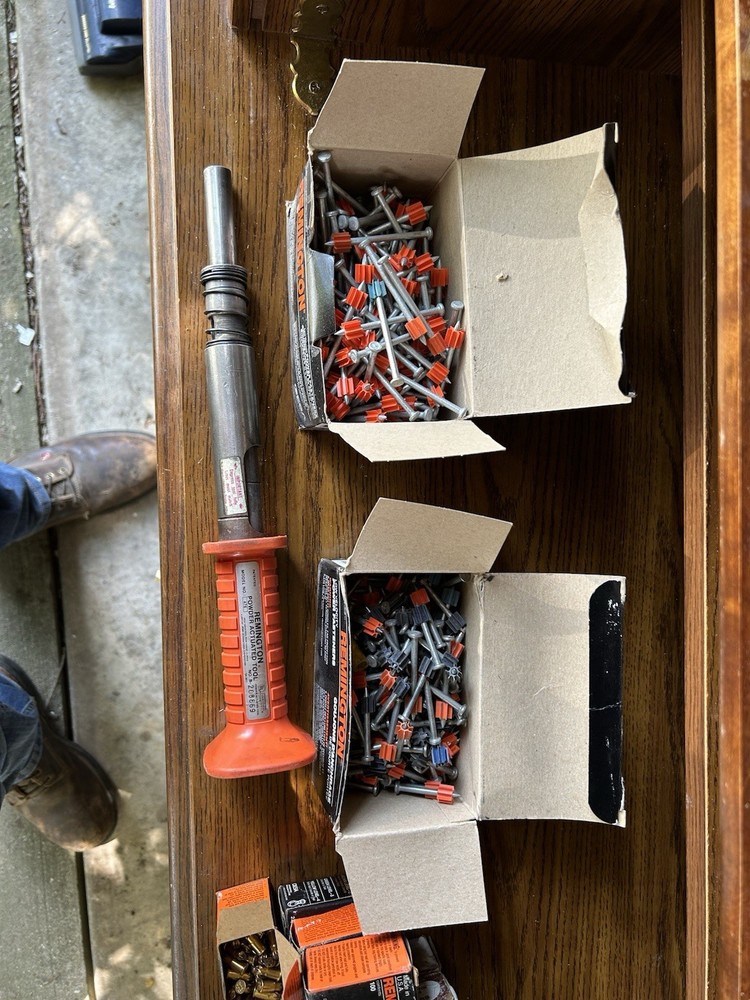 Remington Powder Actuated Tool with Case and Accessories