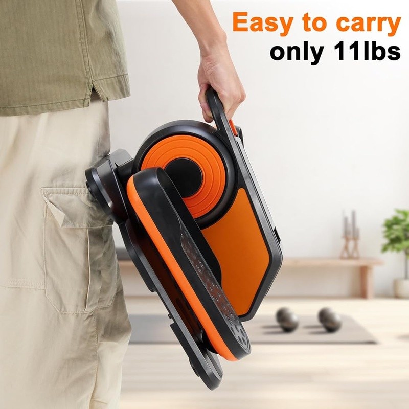 Compact Mini Elliptical Machine 12 Speed Remote Control Low Noise Workout New