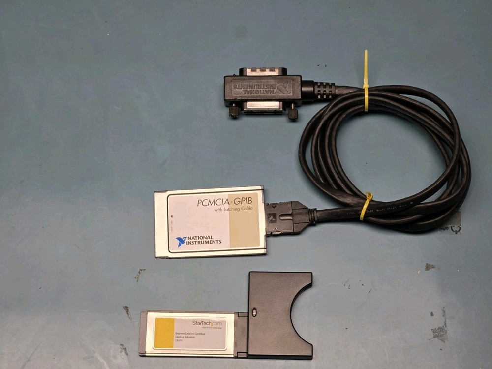 National Instruments PCMCIA-GPIB Interface Card With Cable And Adapter