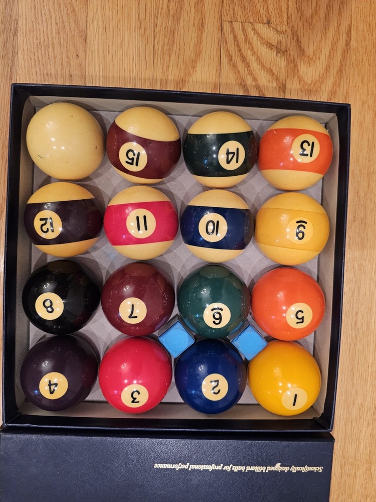 Pool Ball / Billiard Ball Set Complete ***Read***