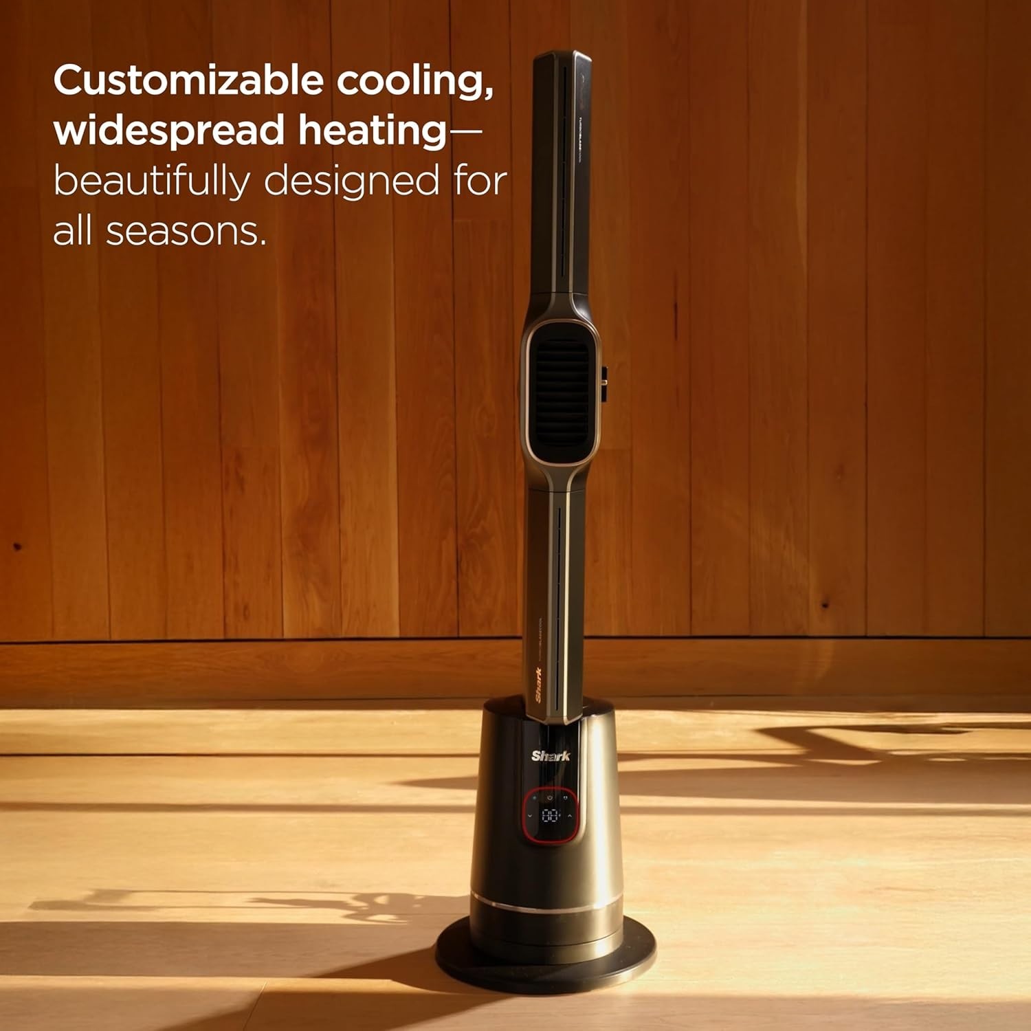 Shark TurboBlade Cool + Heat – 2-in-1 Bladeless Tower Fan & Space Heater for Cus