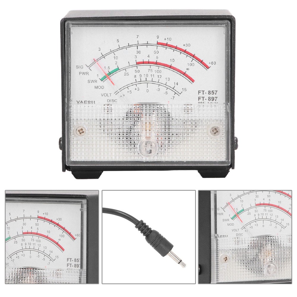 SWR Test Meter Pointer Type Power Detector Standing Ratio Meter For