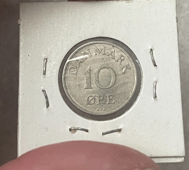 1956 Denmark 10 Ore L2