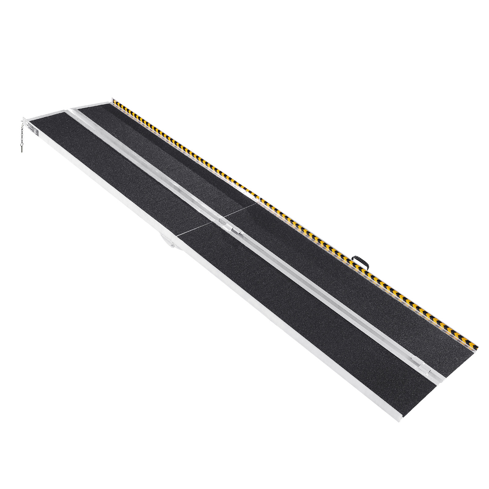 VEVOR 10 ft 800 lbs Folding Wheelchair Ramp Aluminum Mobility Ramp Portable