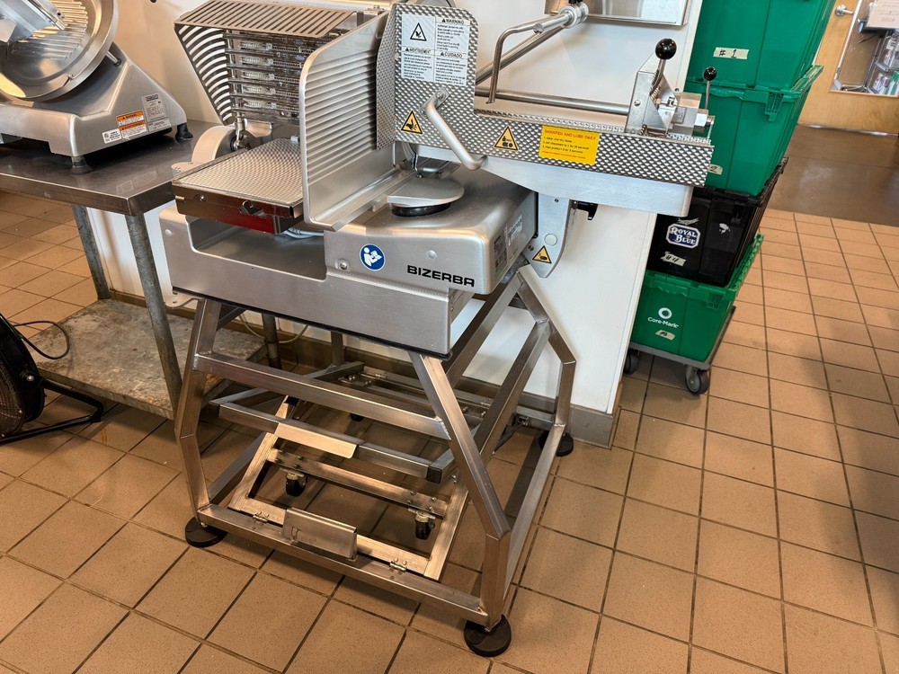 Bizerba VSI F Automatic Vertical Slicer Stacker On Stand - 2022 Lightly Used